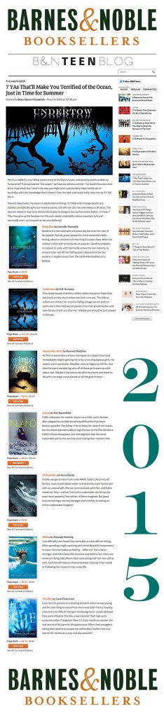 Barnes and Noble Teen Reads 2015