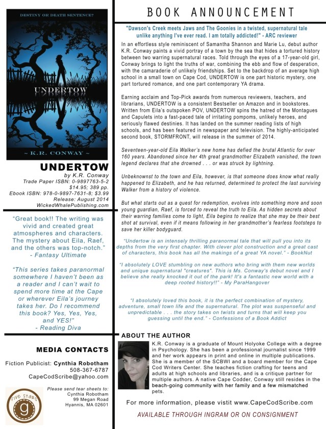 press release for UNDERTOW