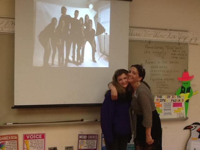 Kate visits a Middle School to talk about awesome books to read and what makes a great story.