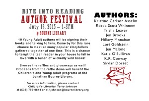 Bourne event postcard side 2